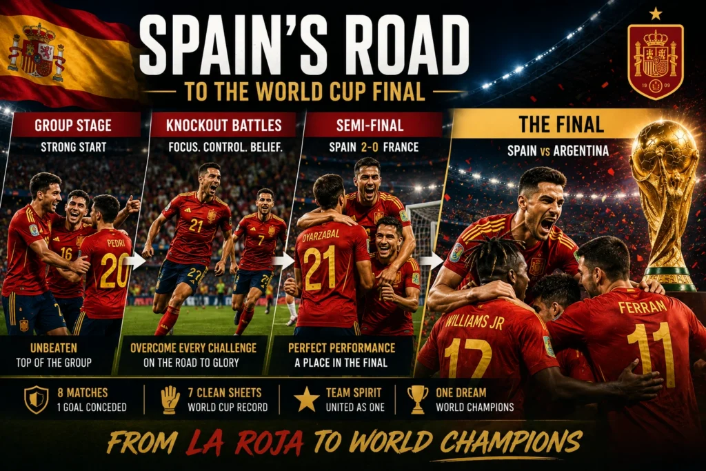 Spain’s Road to the World Cup Final