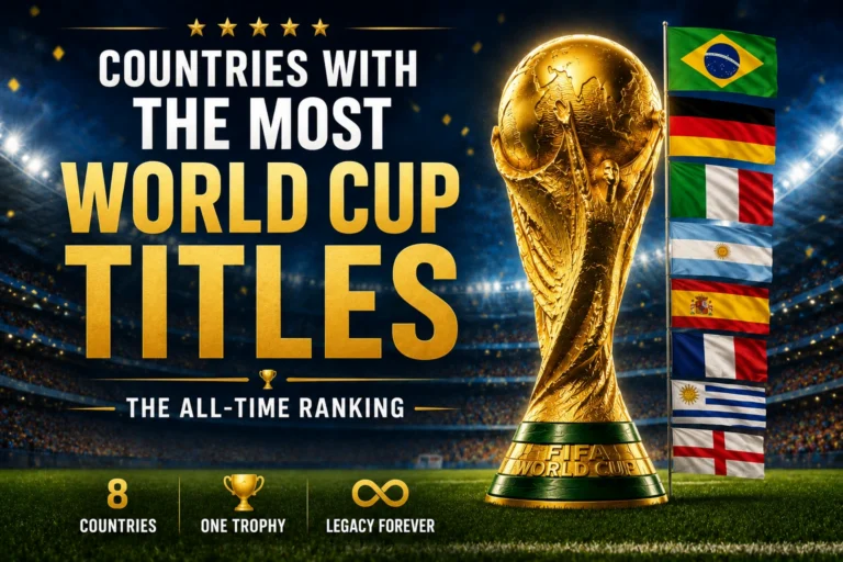 countries with the most world cup titles