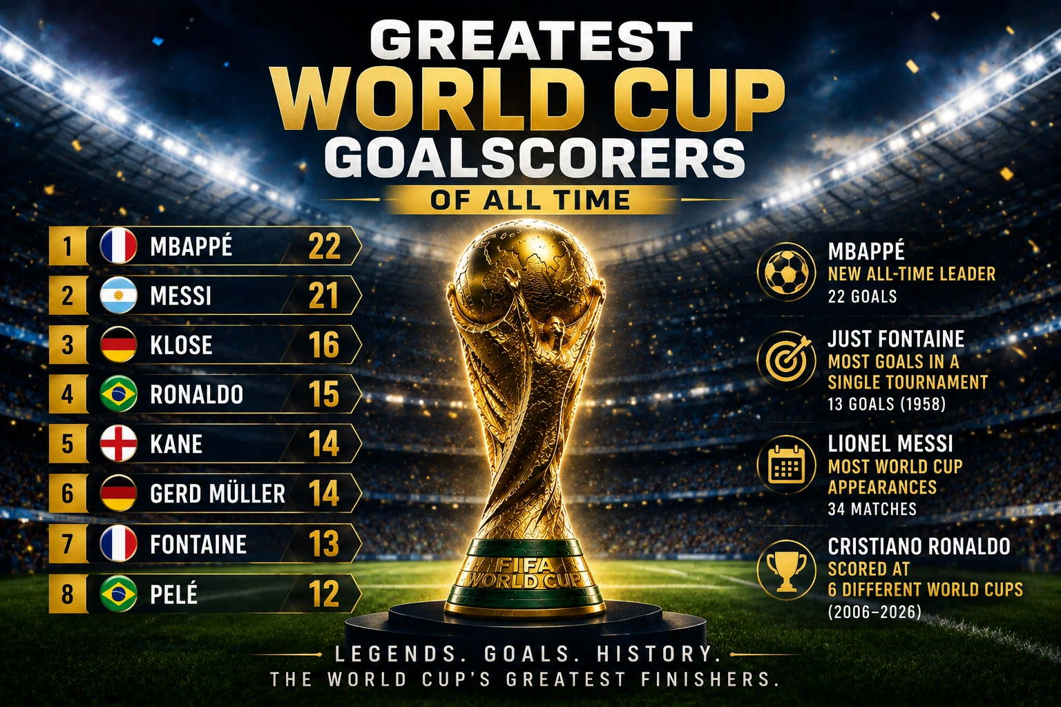 greatest world cup goalscorers