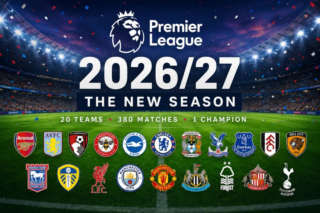premier league 2026 2027 te new season