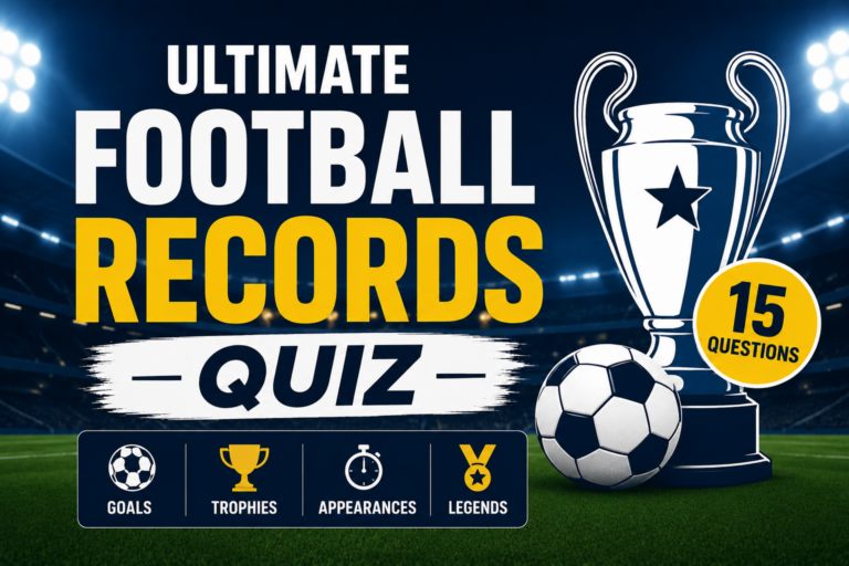 ultimate football records quiz
