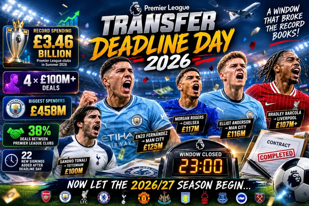 TRANSFER DEADLINE DAY 2026