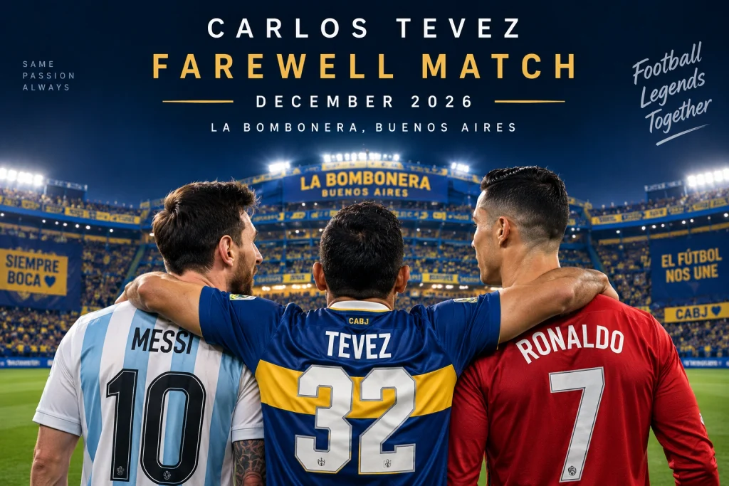 carlos tevez farewell match
